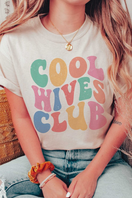 PLUS SIZE - COOL WIVES CLUB Graphic T-Shirt