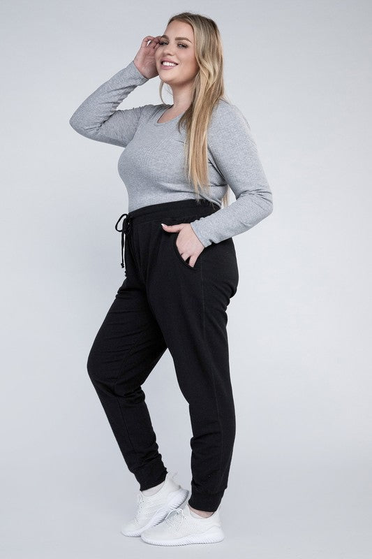 Ambiance Plus-Size Jogger Pants