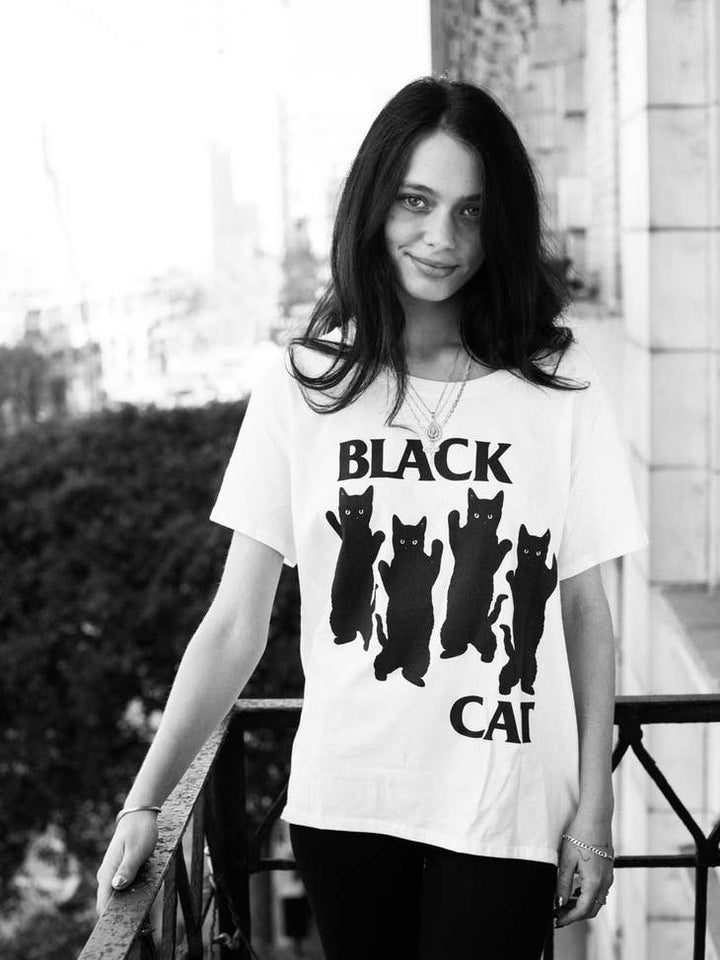 Popkiller Black Cat Classic T-Shirt