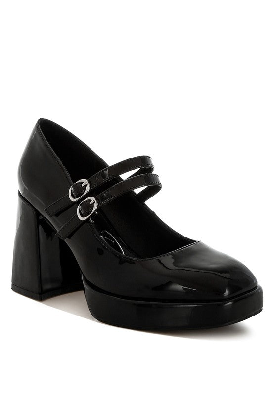 London Rag Sonata Double Strap Mary Jane Pumps