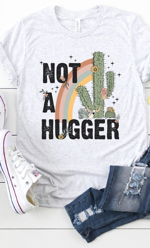 Retro Not A Hugger Graphic Tee