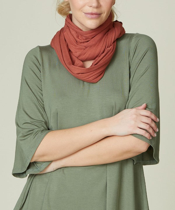 FABINA BAMBOO BLEND INFINITY SCARF