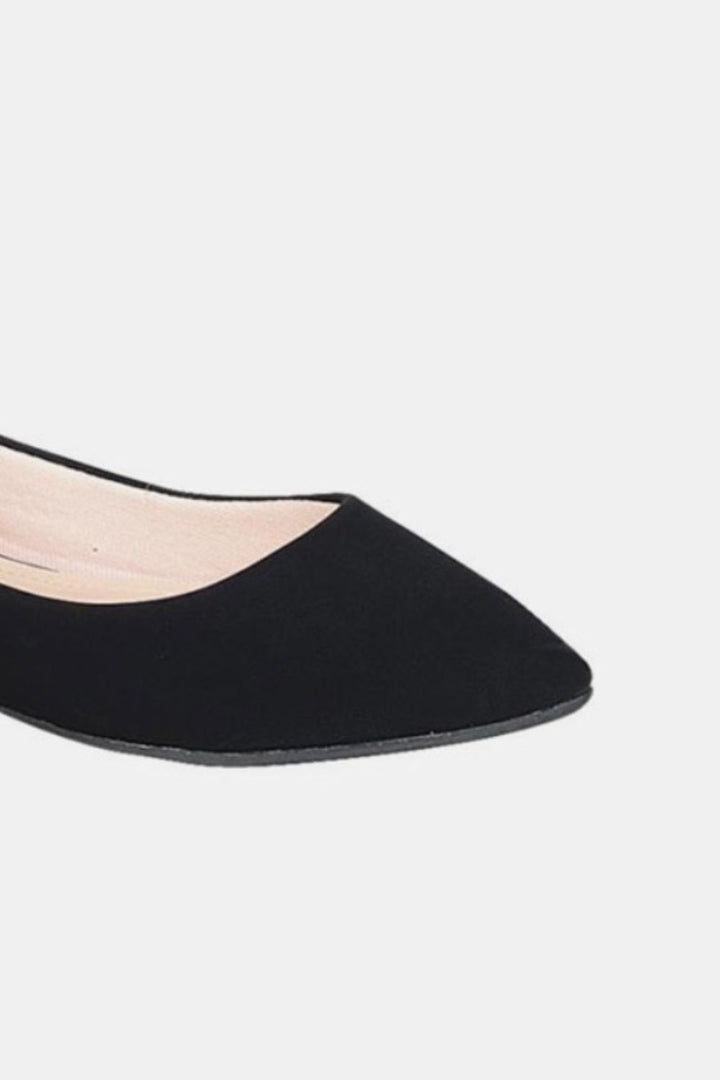 Forever Link Pointy Toe Slip On Flat Loafers