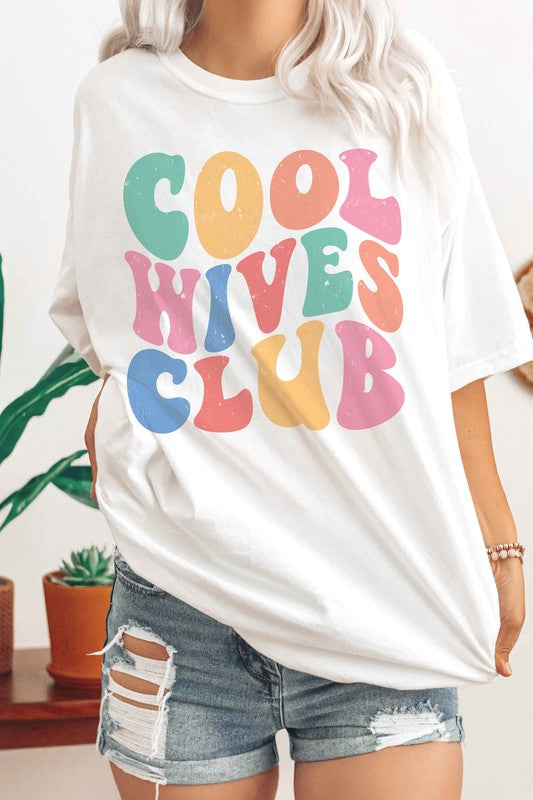 PLUS SIZE - COOL WIVES CLUB Graphic T-Shirt