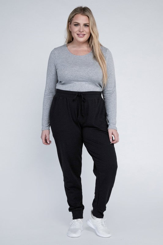 Ambiance Plus-Size Jogger Pants