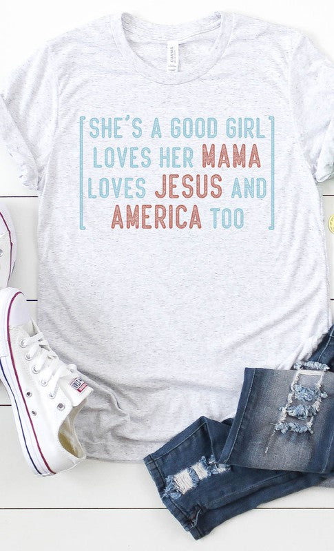 Shes a Good Girl Graphic Tee PLUS