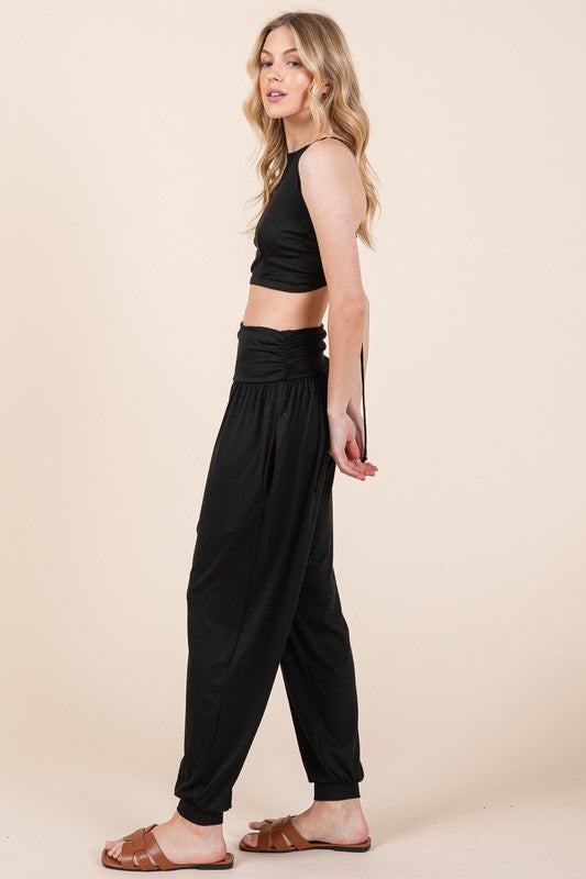 Orange Farm Clothing Harem Jogger Pants with Side Pockets