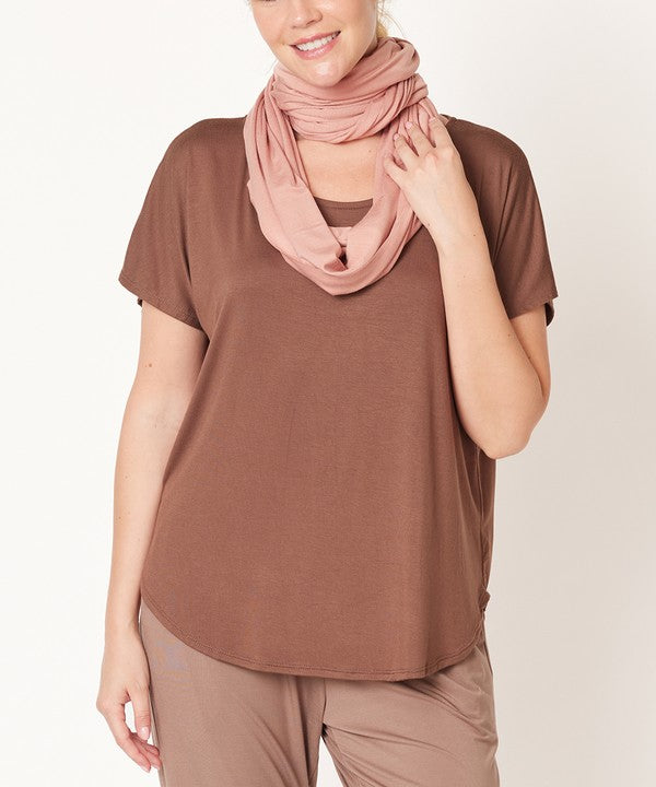 FABINA BAMBOO BLEND INFINITY SCARF