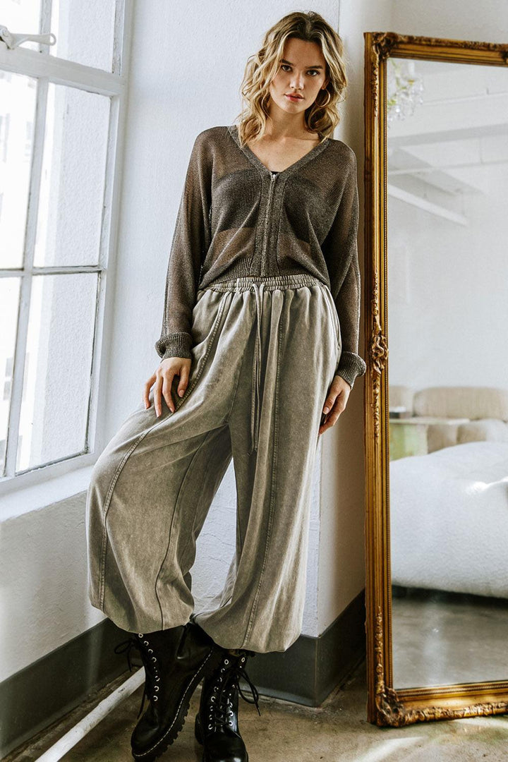 Flying Tomato HERE GOES NOTHING SWEATER TOP