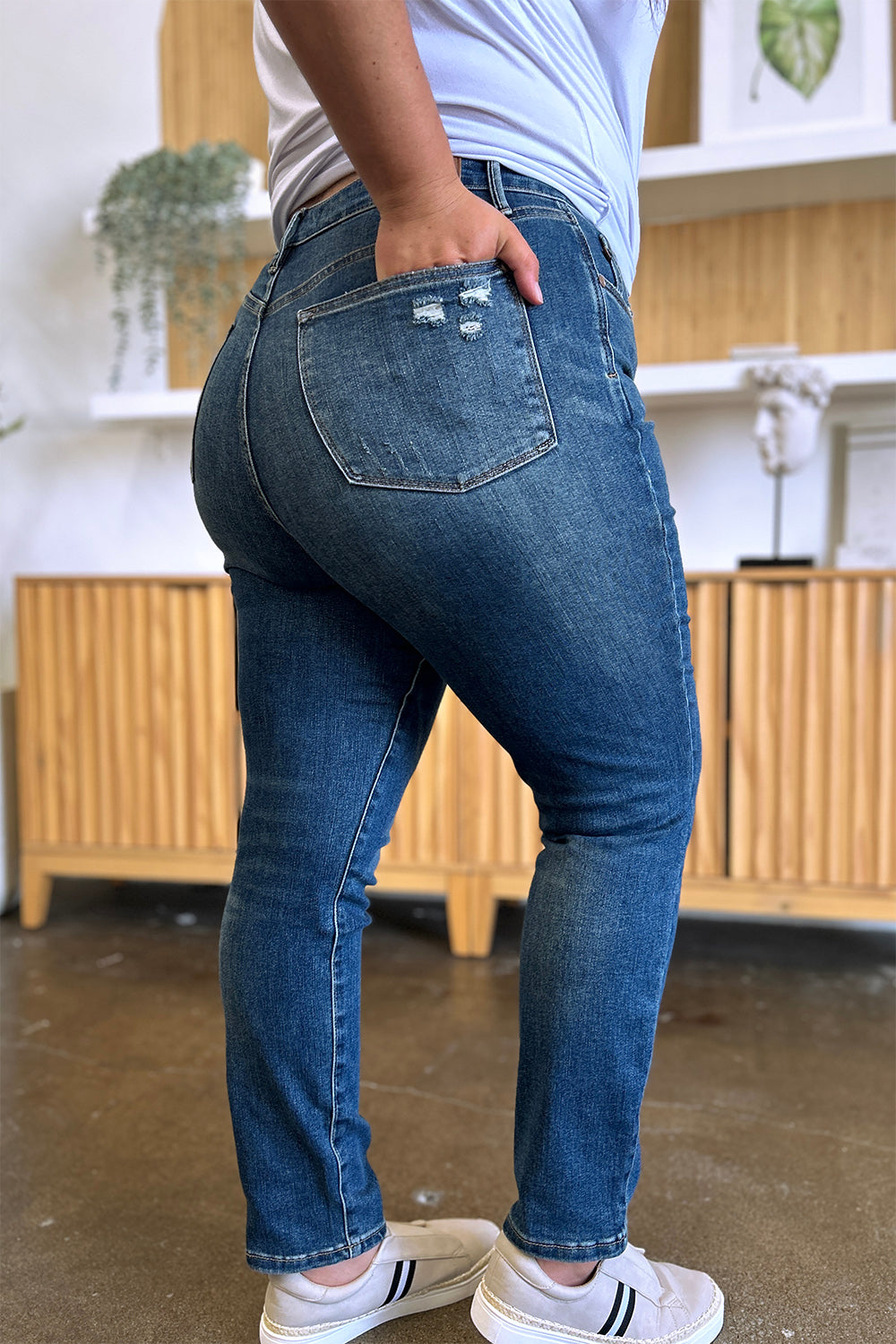 Judy Blue Tummy Control High Waist Slim Jeans