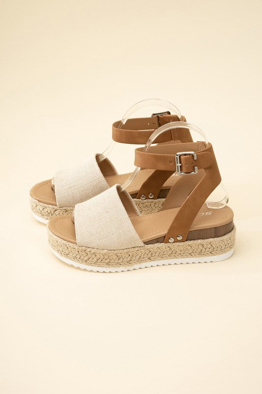 Soda TOPIC Espadrille Ankle strap Sandals