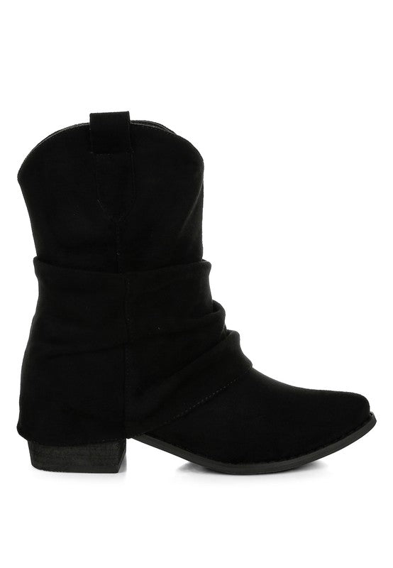 London Rag Bronco Slouchy Calf Boots