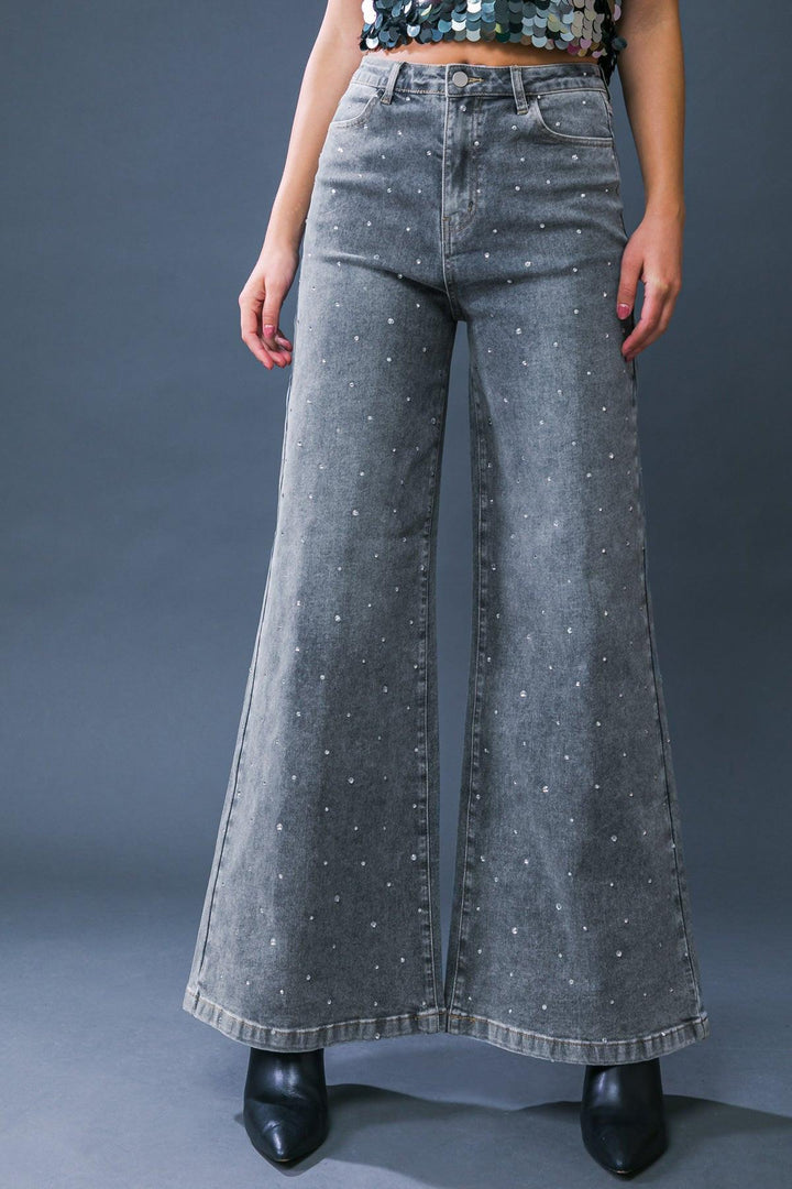 FLYING TOMATO TAKE THE CHANCE DENIM PANTS