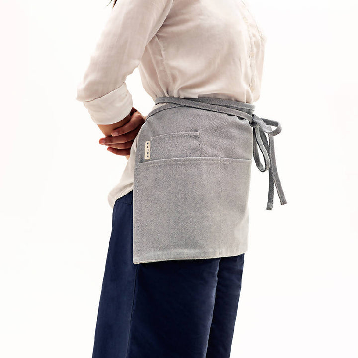 Meema Blue Waist Apron