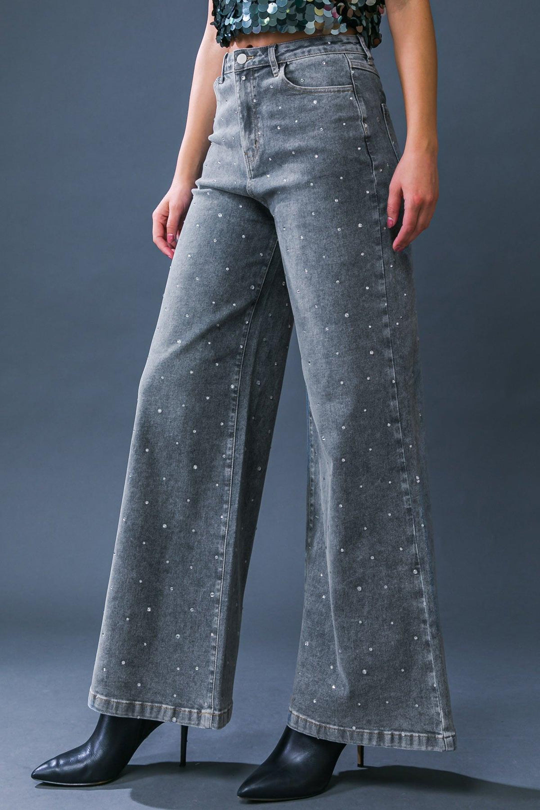 FLYING TOMATO TAKE THE CHANCE DENIM PANTS