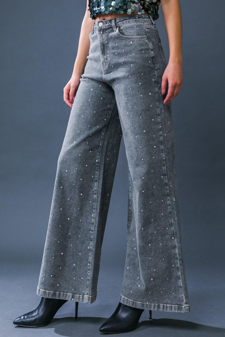 FLYING TOMATO TAKE THE CHANCE DENIM PANTS