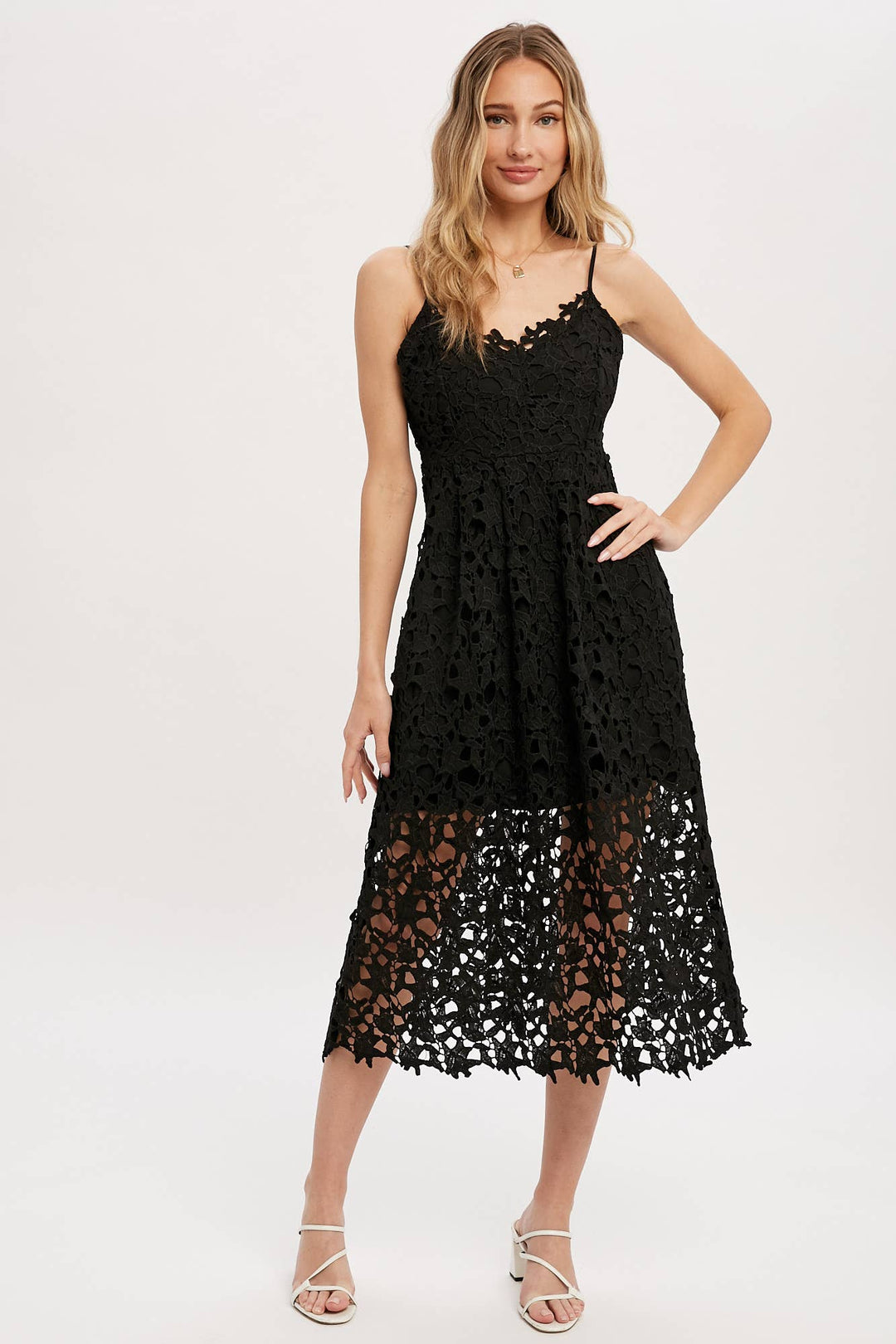 Bluivy Joy Crochet Lace Midi Dress - Final Sale | Boho Soho Bluivy Joy Crochet Lace Midi Dress - Final Sale | Boho Soho