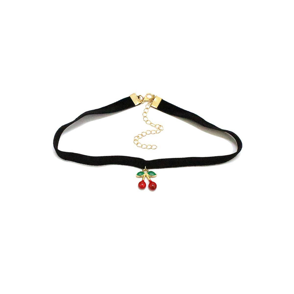 CHERRY CHARM CHOKER NECKLACE - Boho Soho